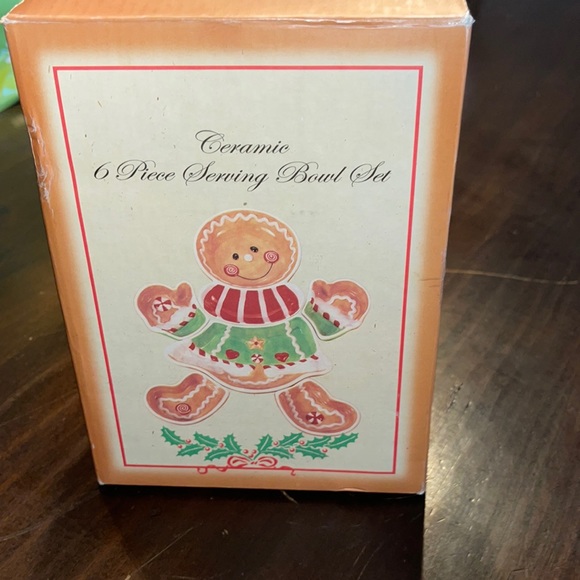 Vintage Gingerbread Serving Bowl/Tray - Picture 1 of 5